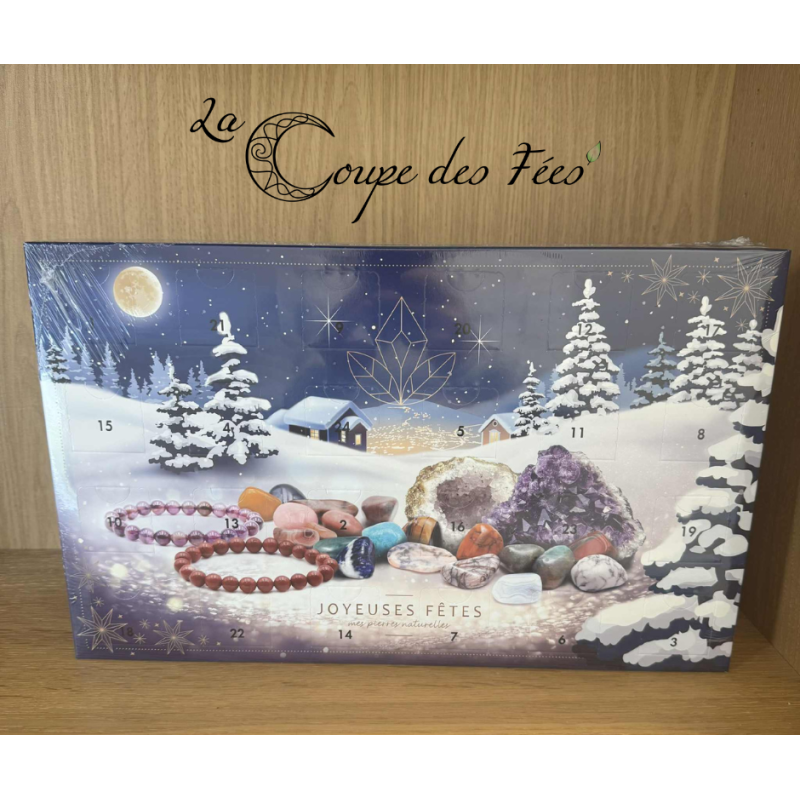 Calendrier de l’Avent Lithothérapie – 24 Trésors Naturels