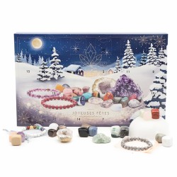 Calendrier de l’Avent Lithothérapie – 24 Trésors Naturels