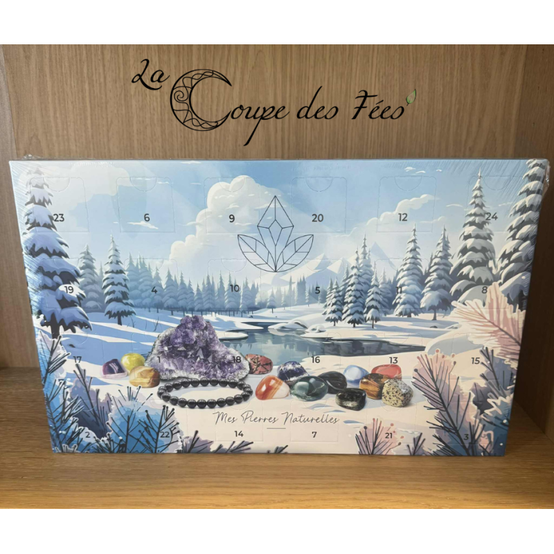 Calendrier de l’Avent Lithothérapie – 24 Merveilles Minérales