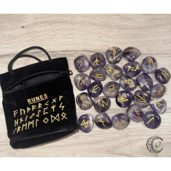 Runes en Améthyste – Lithothérapie et Divination