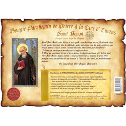 Bougie Parchemin à l'Encens – Saint Benoît