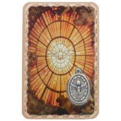 Carte de Lumière Esprit Saint – Médaille & Prière