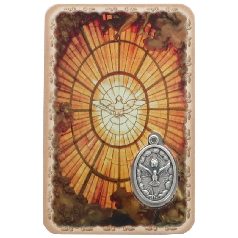 Carte de Lumière Esprit Saint – Médaille & Prière