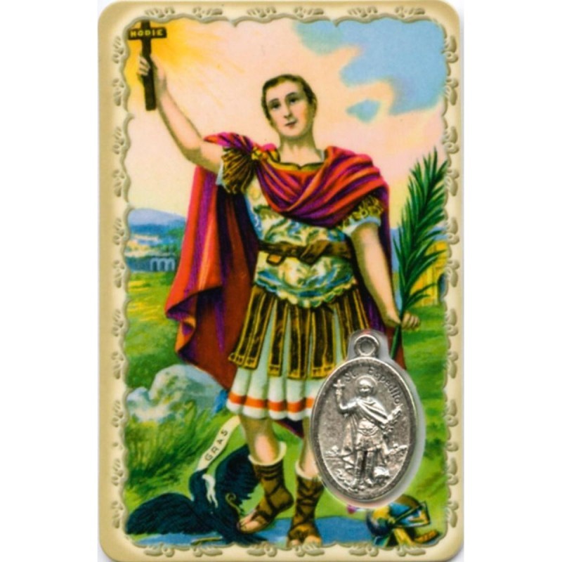 Carte de Secours Saint Expédit – Médaille & Prière