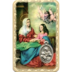 Carte de Bienveillance Sainte Anne – Médaille & Prière